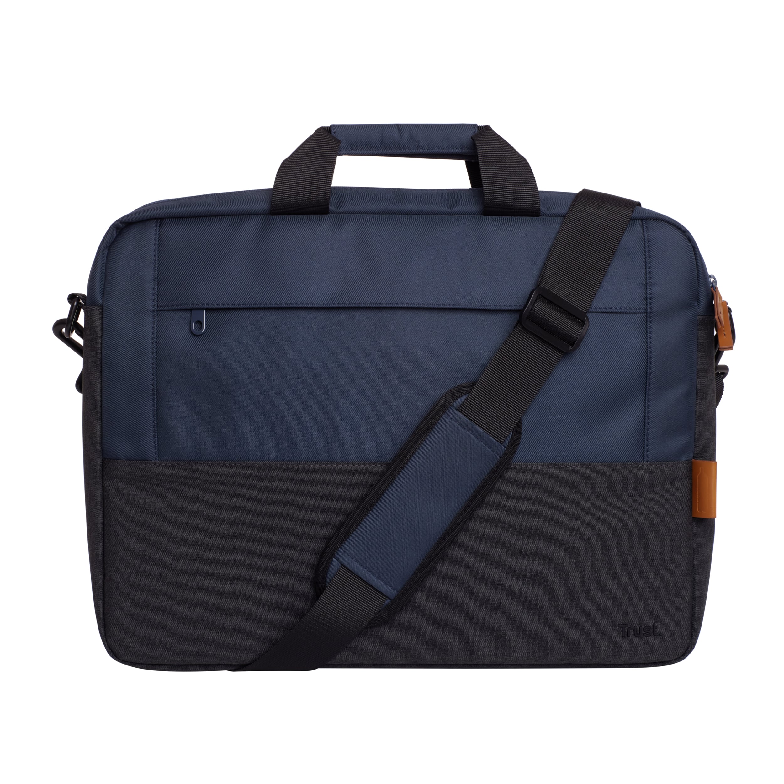 Trust Lisboa Laptop schoudertas 16 inch - Laptop schoudertas – Voor laptops tot 16 inch – Gerecycled polyester – Blauw