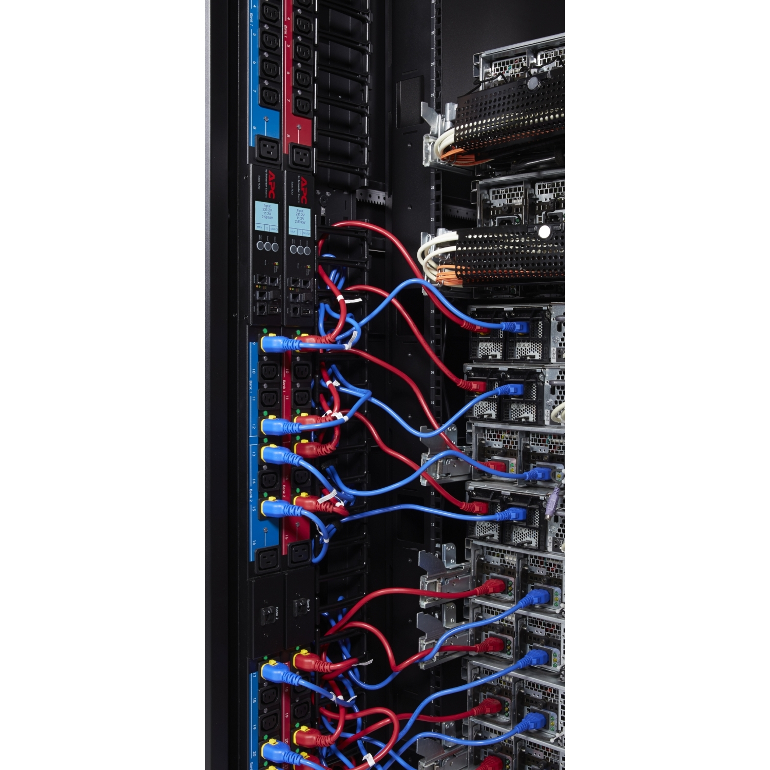 APC Voedingskabelkit (6 ea), met vergrendeling, C13 NAAR C14, 0,6m, blauw - Afbeelding 2