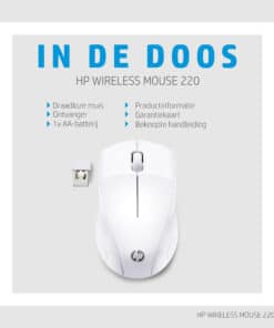 HP draadloze muis 220 (sneeuwwit) - Afbeelding 2
