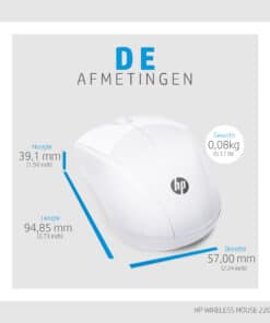 HP draadloze muis 220 (sneeuwwit)