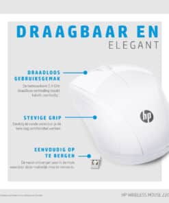 HP draadloze muis 220 (sneeuwwit) - Afbeelding 3