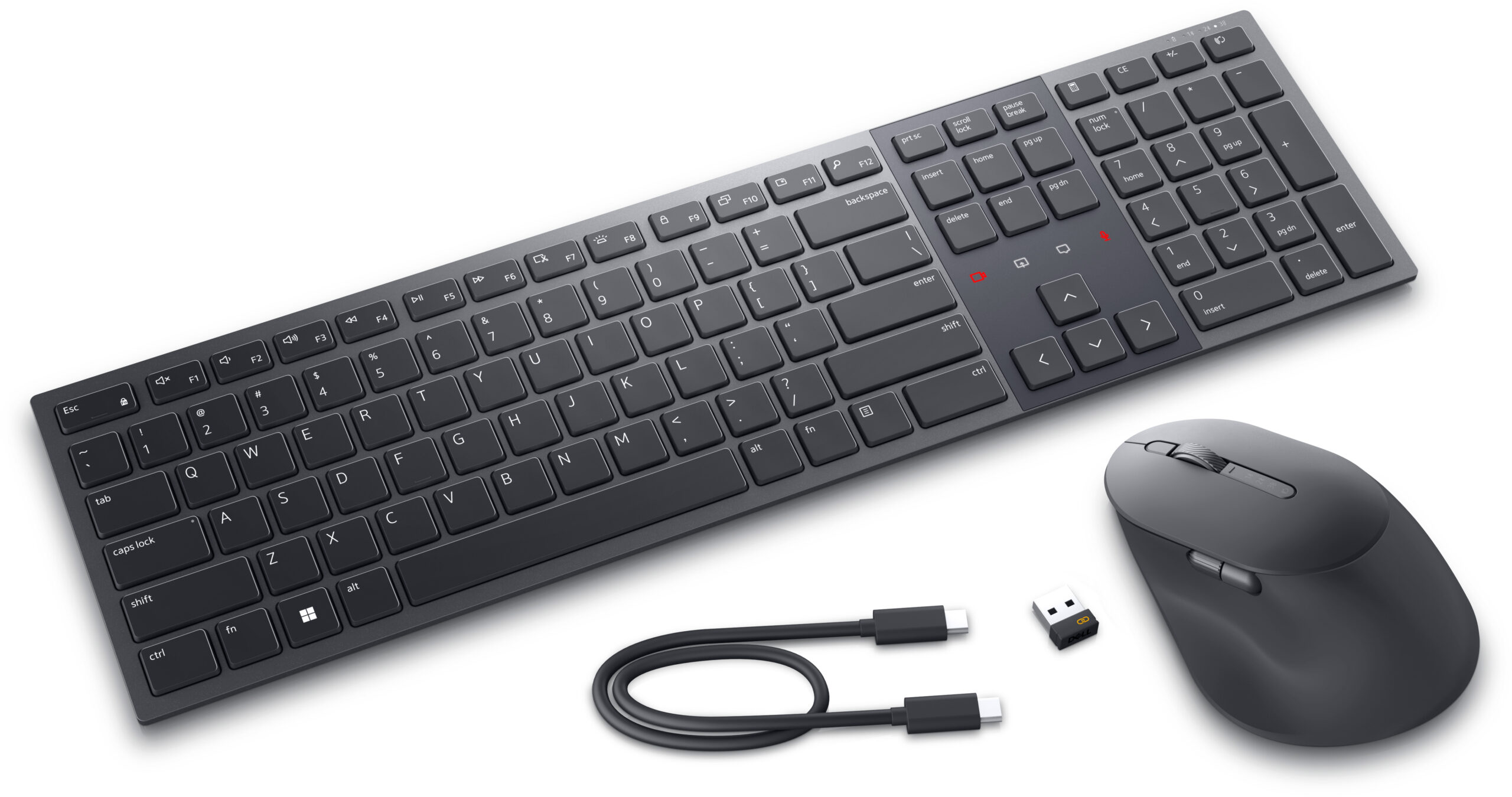 DELL Pro Premium samenwerkingstoetsenbord en muis - KM900 - VS internationaal (QWERTY) - Afbeelding 2
