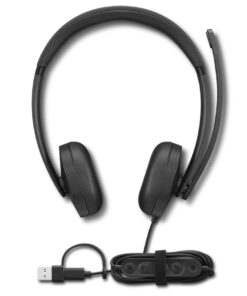 Lenovo VoIP Headset 5000 Bedraad Hoofdband Kantoor/callcenter USB Type-C Zwart - Afbeelding 3
