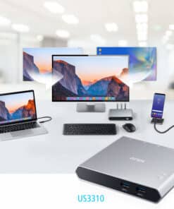 ATEN 2-Port USB-C Gen 1 Dock Switch met Power Pass-through - Afbeelding 4
