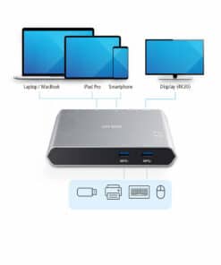 ATEN 2-Port USB-C Gen 1 Dock Switch met Power Pass-through - Afbeelding 5