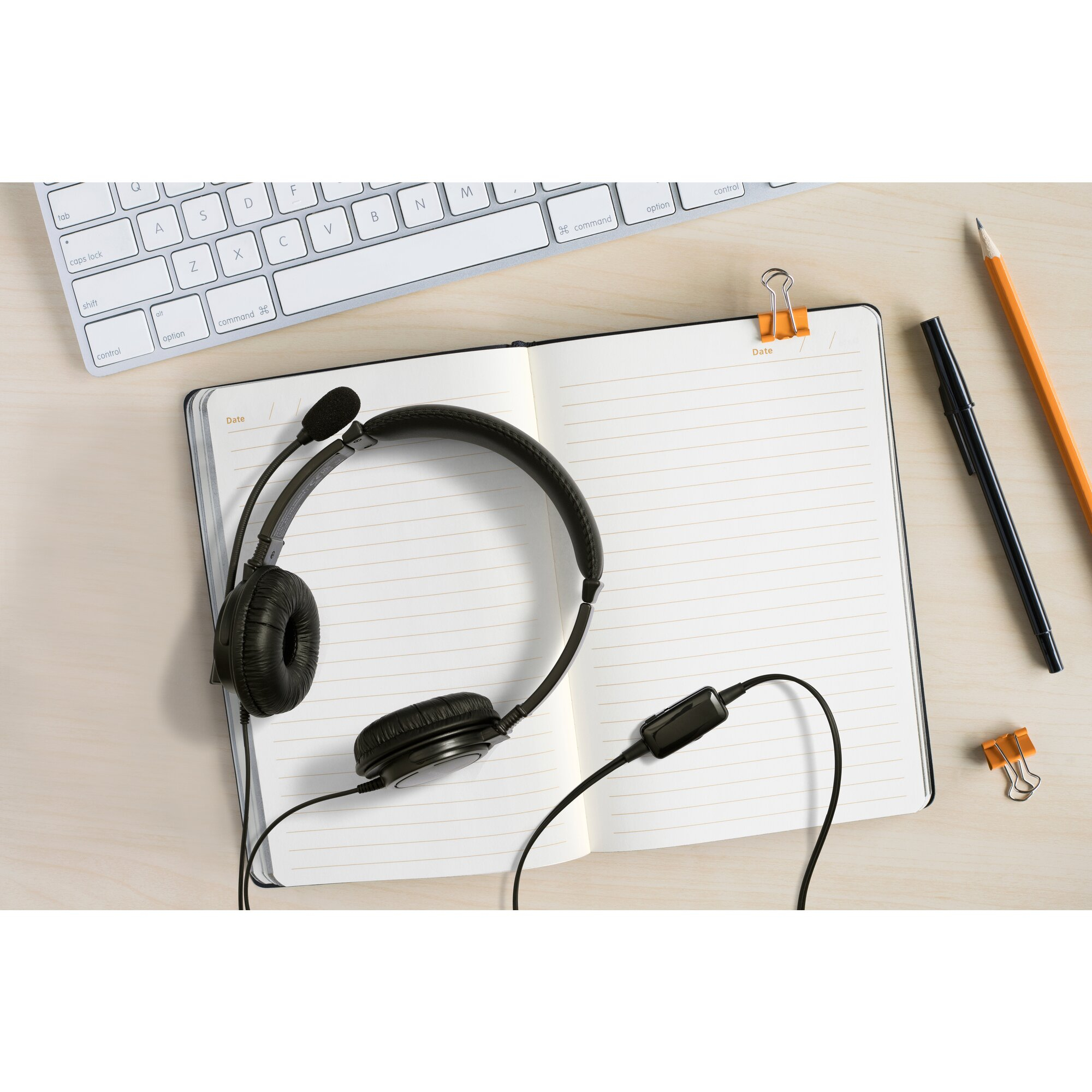 Kensington Hi-Fi Headphones met Mic en Volume Control - Afbeelding 2