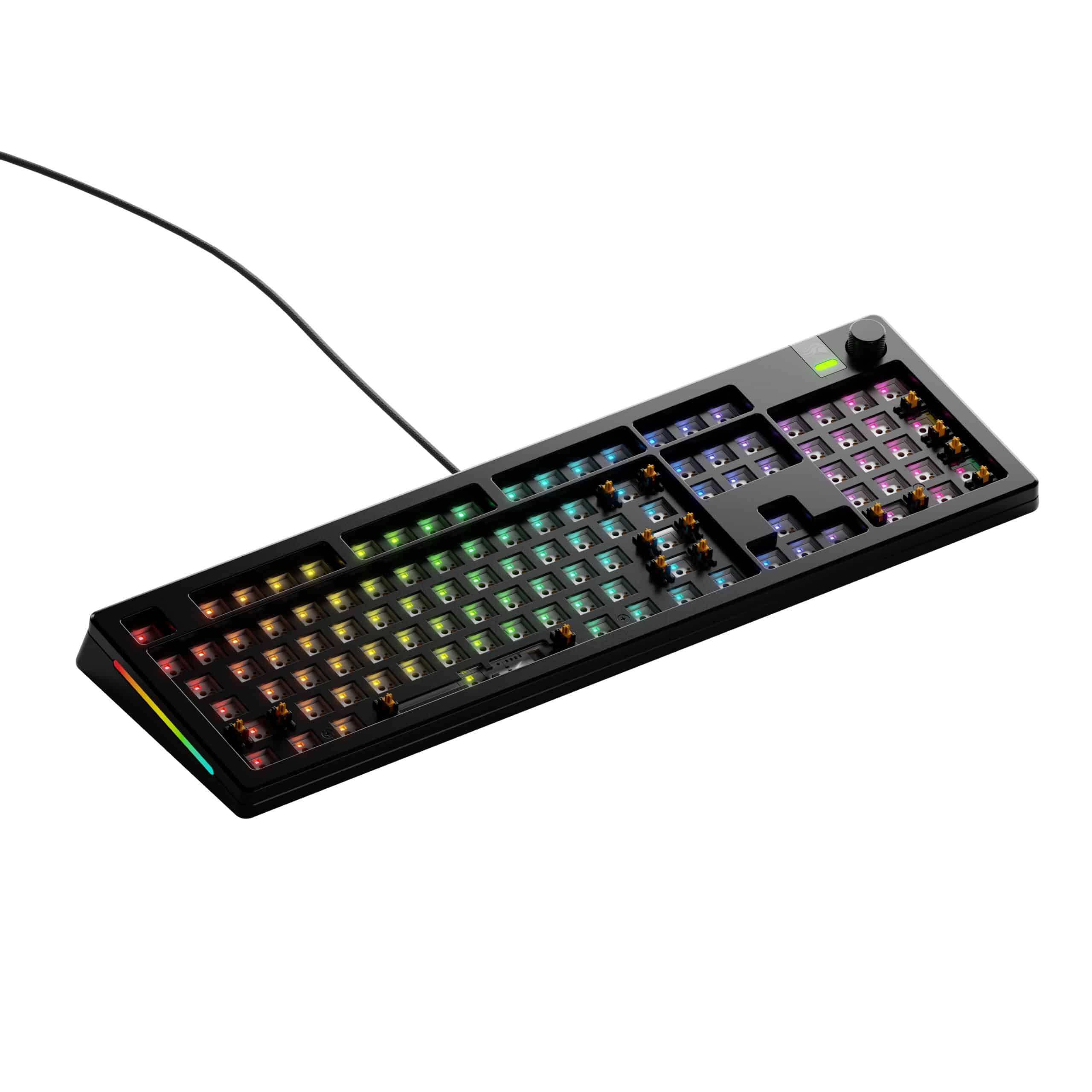 Glorious Gaming GMMK 3 PRO 100% Barebones toetsenbord Thuis USB Nee Zwart