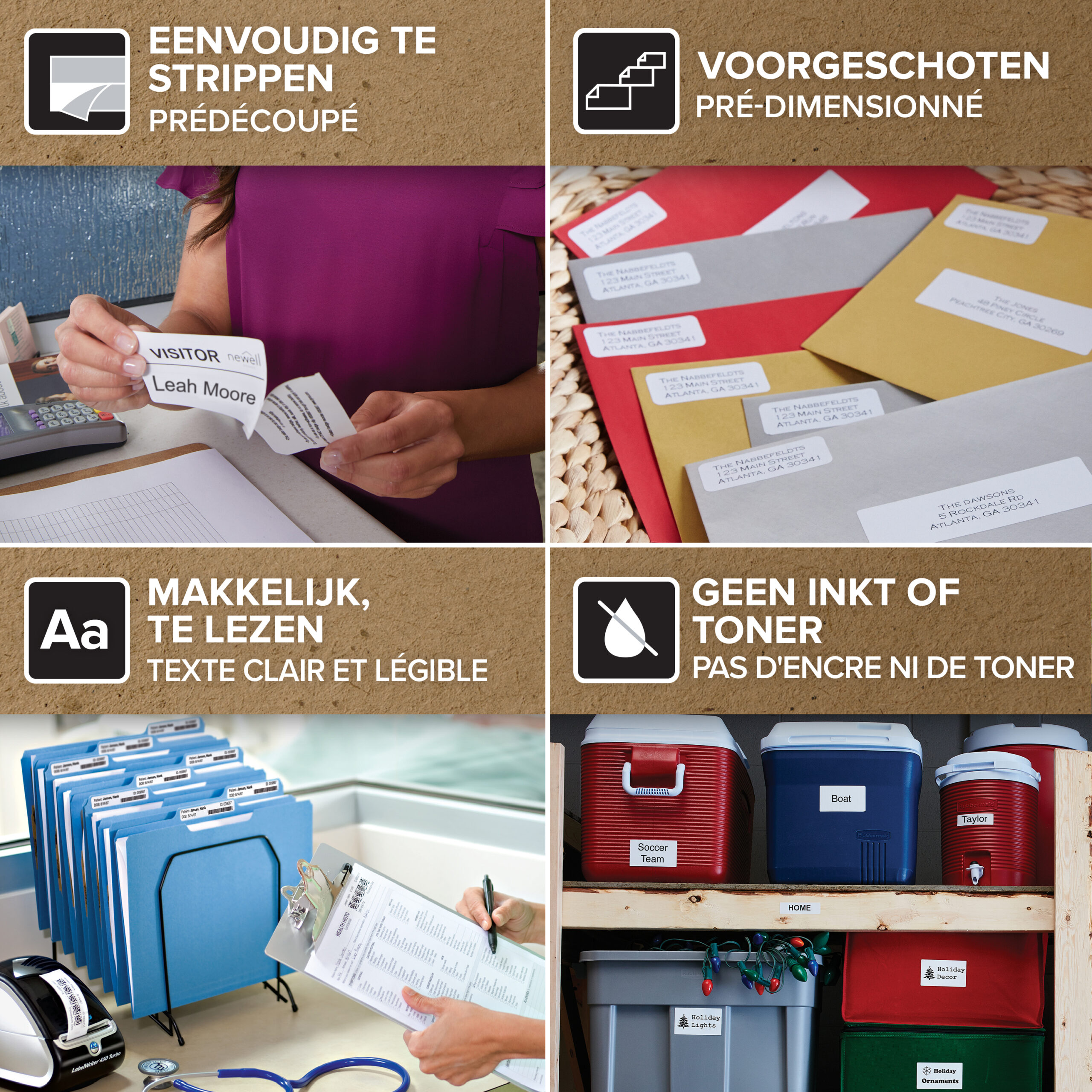 DYMO originele LabelWriter adreslabels voor retouren | 25 mm x 54 mm | 12 met elk 500 labels (6.000 zelfklevende etiketten) | Geschikt voor de LabelWriter labelprinters | Gemaakt in Europa - Afbeelding 7