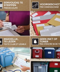 DYMO originele LabelWriter adreslabels | 28 mm x 89 mm | 24 rollen met elk 130 labels (3120 zelfklevende etiketten | Geschikt voor de LabelWriter labelprinters - Afbeelding 7