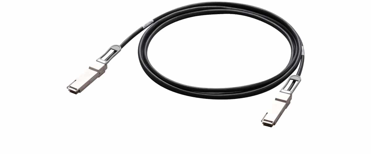Allied Telesis AT-QSFP28-3CU InfiniBand en Glasvezelkabel 3 m Zwart, Roestvrijstaal