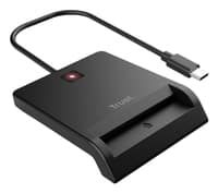 Trust Primo Smartcard Reader - Smartcardlezer – USB-C aansluiting – Compact ontwerp – Zwart - Afbeelding 2