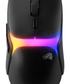 Glorious Gaming - draadloze gamingmuis Model O3 - Uitwisselbaar InfinitePlay-batterijsysteem, 8k polling, 130M click optische schakelaars, licht gewicht van 66 g, 30K DPI optische sensor, RGB - Zwart