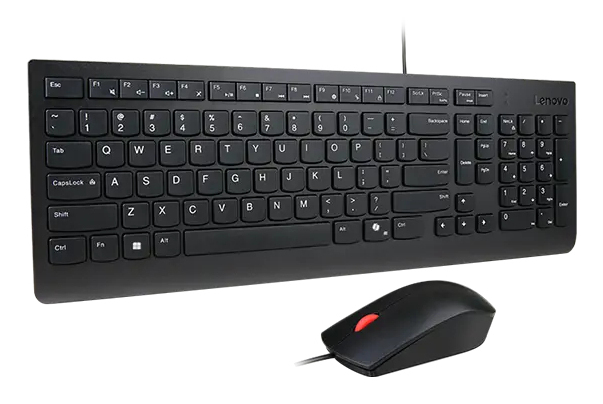 Lenovo 4X31R64403 toetsenbord Inclusief muis Thuis/Werk USB Belgisch, Frans Zwart - Afbeelding 3