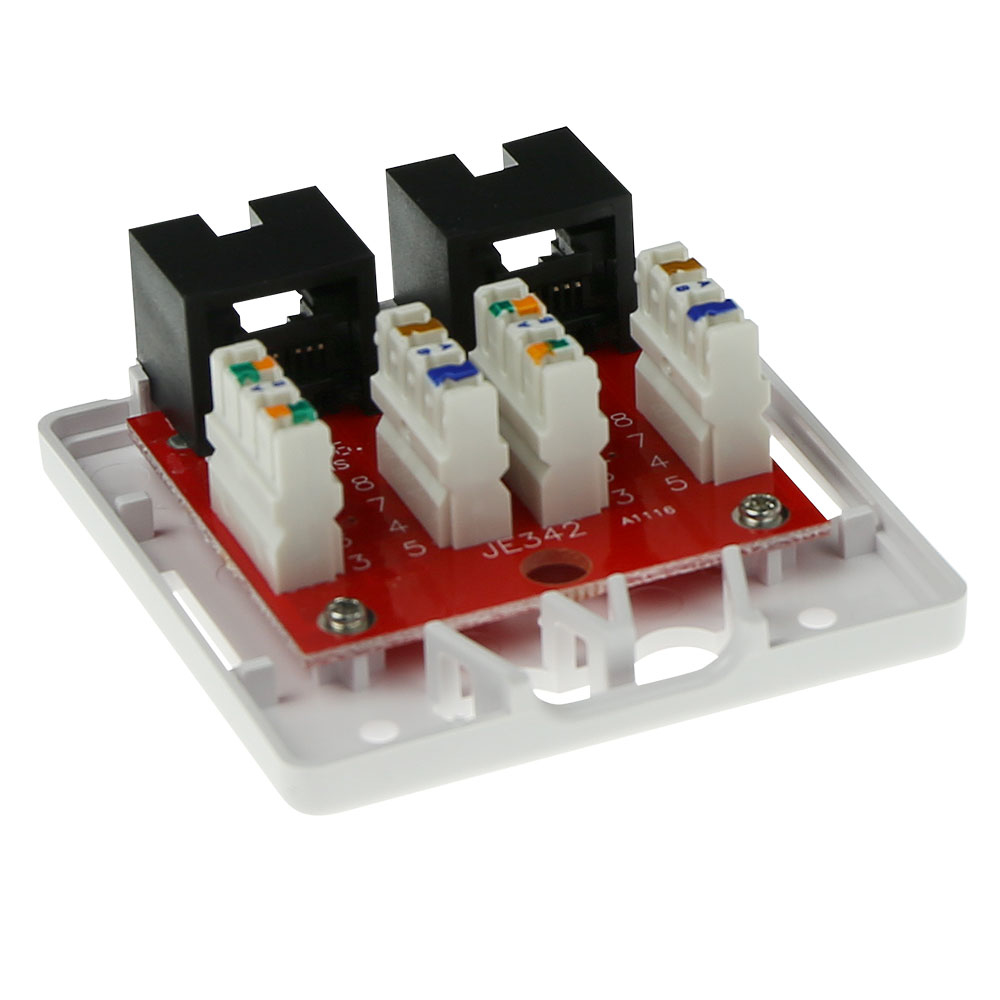 ACT Modulair opbouwdoos unshielded 2-voudig CAT6 - Afbeelding 4