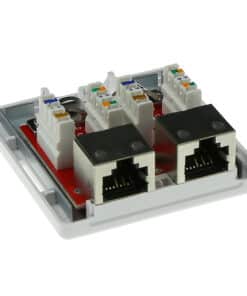 ACT Modulair opbouwdoos shielded 2-voudig CAT6 - Afbeelding 4