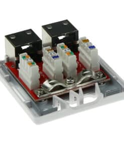 ACT Modulair opbouwdoos shielded 2-voudig CAT6 - Afbeelding 5