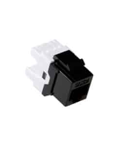 ACT Keystone Jack CAT6 unshielded zwart