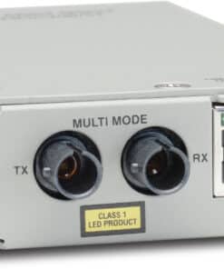 Allied Telesis AT-MMC200/ST-960 netwerk media converter 100 Mbit/s 1310 nm Multimode Grijs