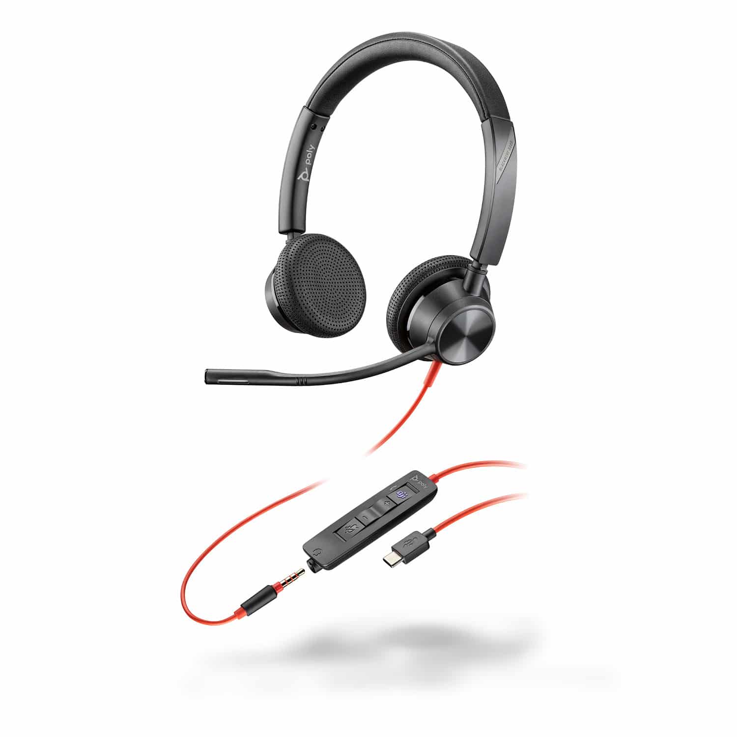 HP Poly Blackwire 3325 Microsoft Teams Certified USB-C Headset - Afbeelding 5
