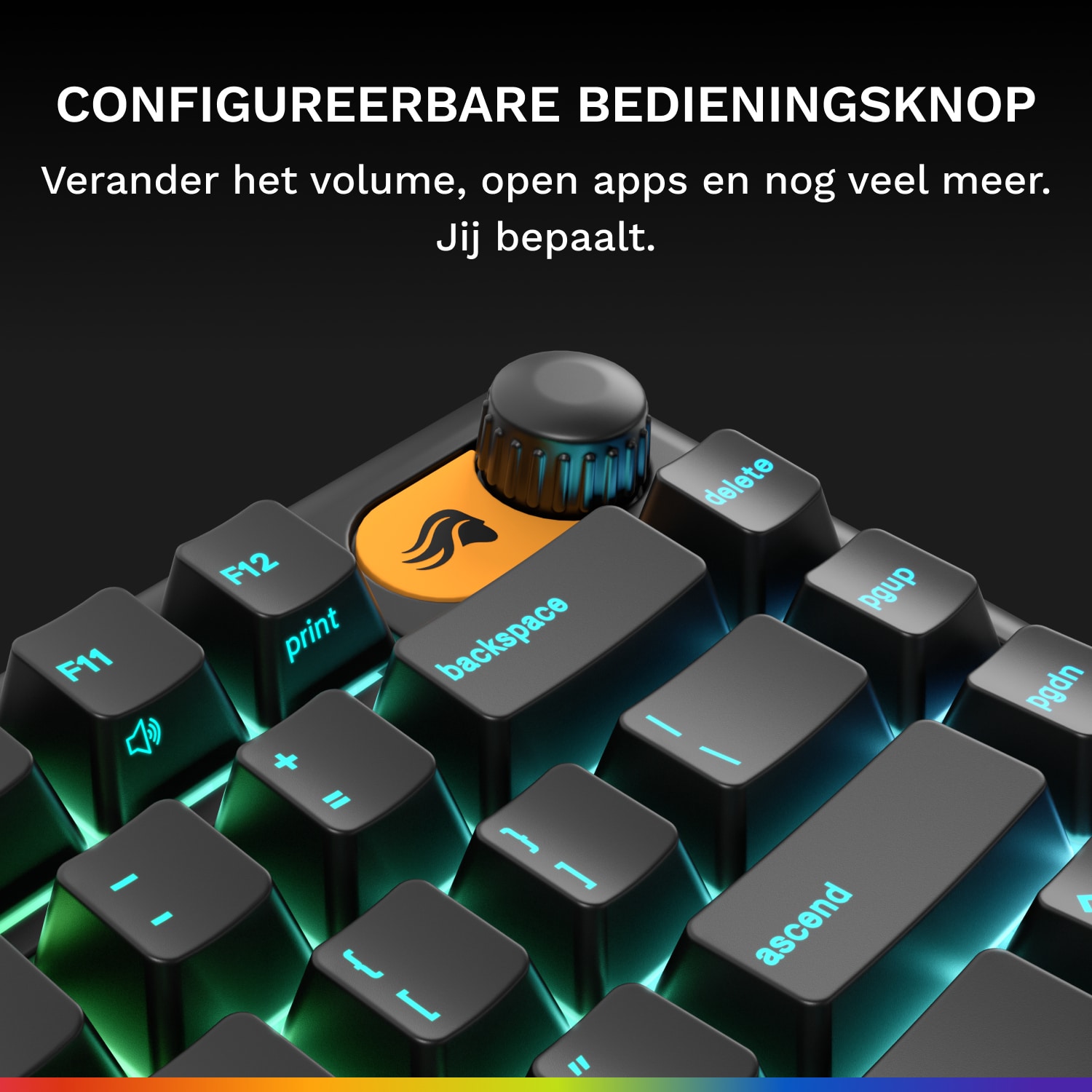 Glorious Gaming Glorious GMBK 75% customizable RGB-toetsenbord - Afbeelding 6