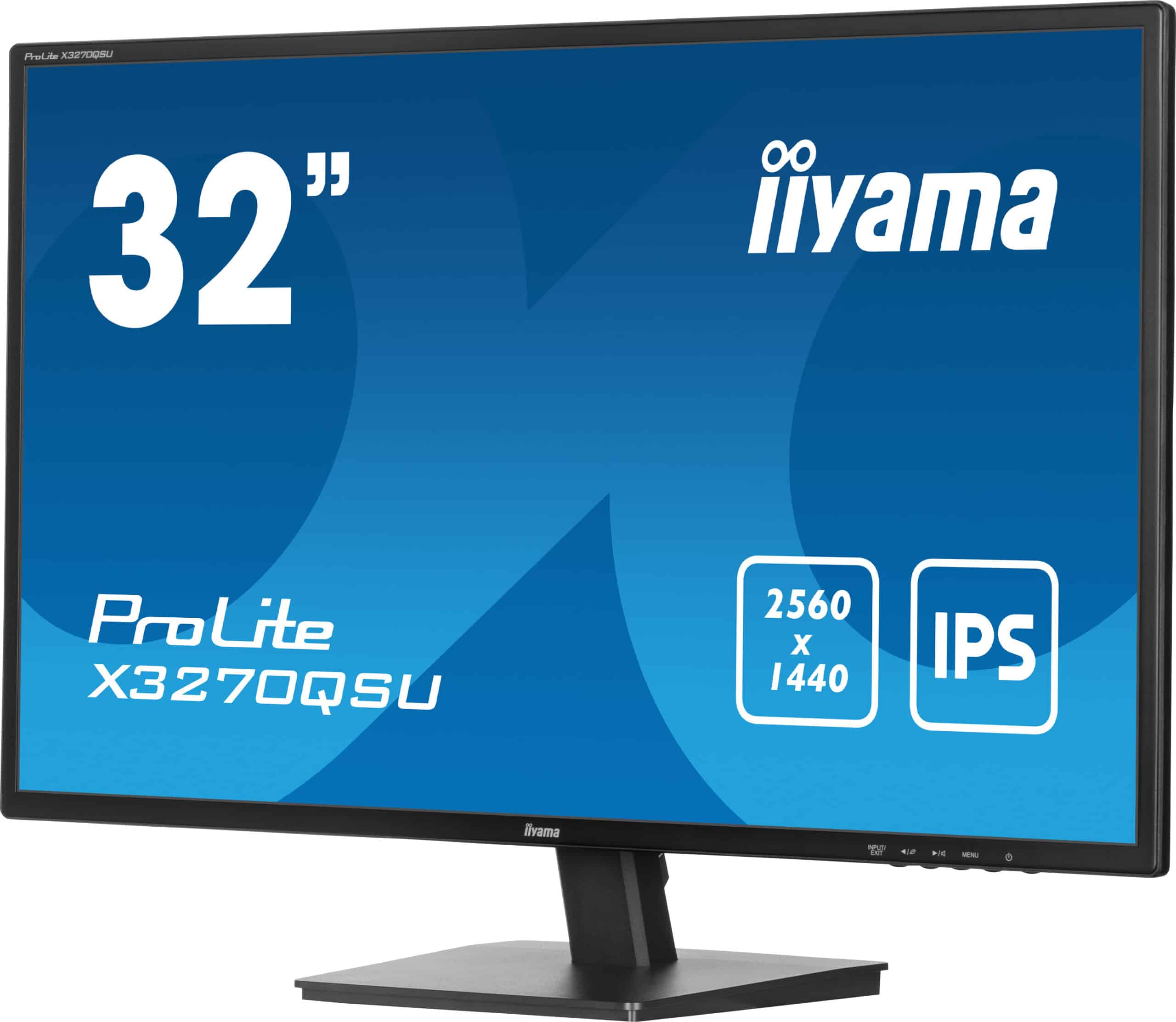 iiyama ProLite X3270QSU-B1 computer monitor 80 cm (31.5") 2560 x 1440 Pixels Wide Quad HD LED Zwart - Afbeelding 4