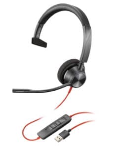 HP Poly Blackwire 3310 USB-A Headset - Afbeelding 4