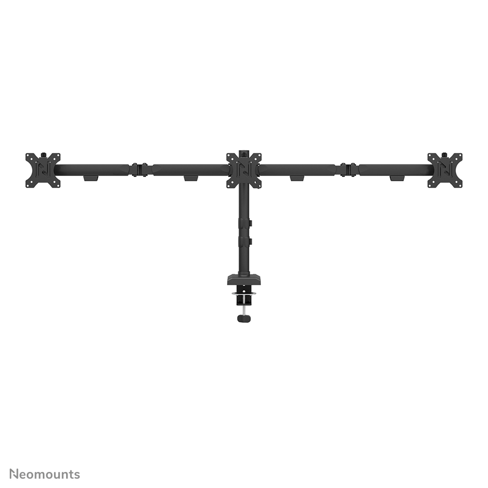 Neomounts DS60-600BL3 desk monitor arm, Clamp/Grommet, 10" - 27", 100 x 100 mm, Height adjust, Black