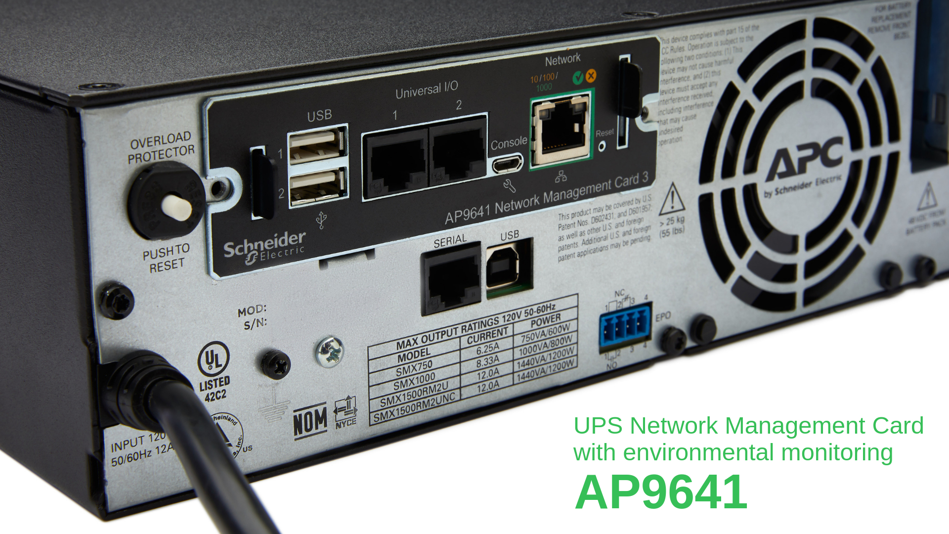 APC AP9641 Smart-UPS Netwerk Management Card (gen3) met omgevingsbewaking - Afbeelding 4