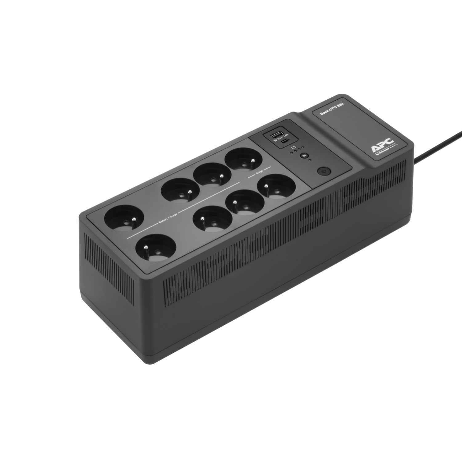 APC Back-UPS BE850G2-FR - Noodstroomvoeding 8x penaarde(België), 850VA, 2 USB opladers, 1 USB datapoort - Afbeelding 2