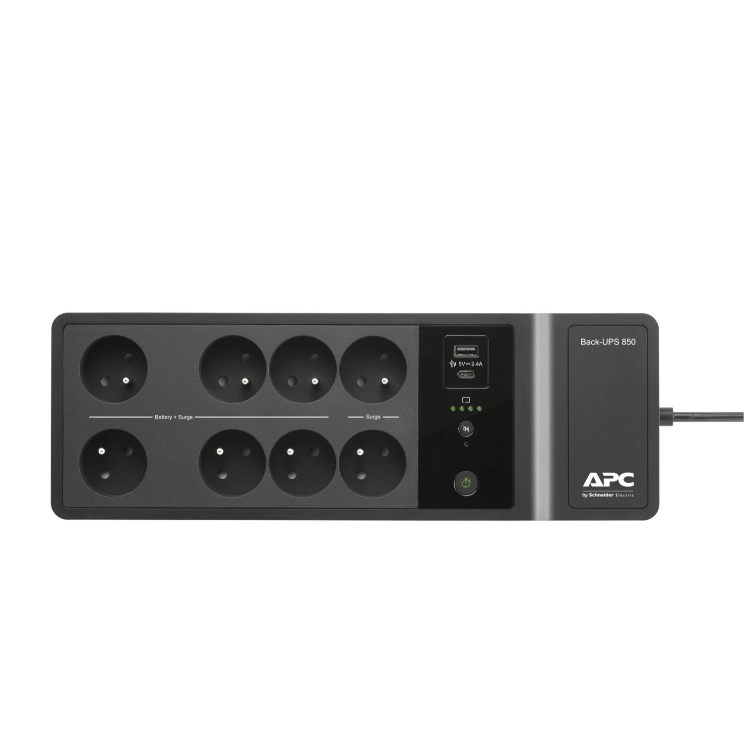APC Back-UPS BE850G2-FR - Noodstroomvoeding 8x penaarde(België), 850VA, 2 USB opladers, 1 USB datapoort - Afbeelding 4