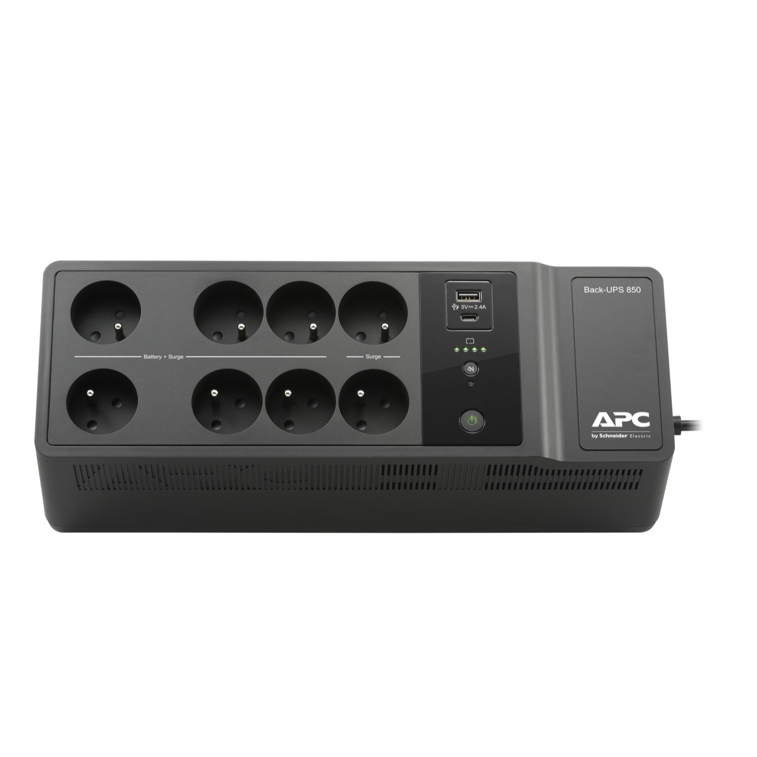 APC Back-UPS BE850G2-FR - Noodstroomvoeding 8x penaarde(België), 850VA, 2 USB opladers, 1 USB datapoort - Afbeelding 3
