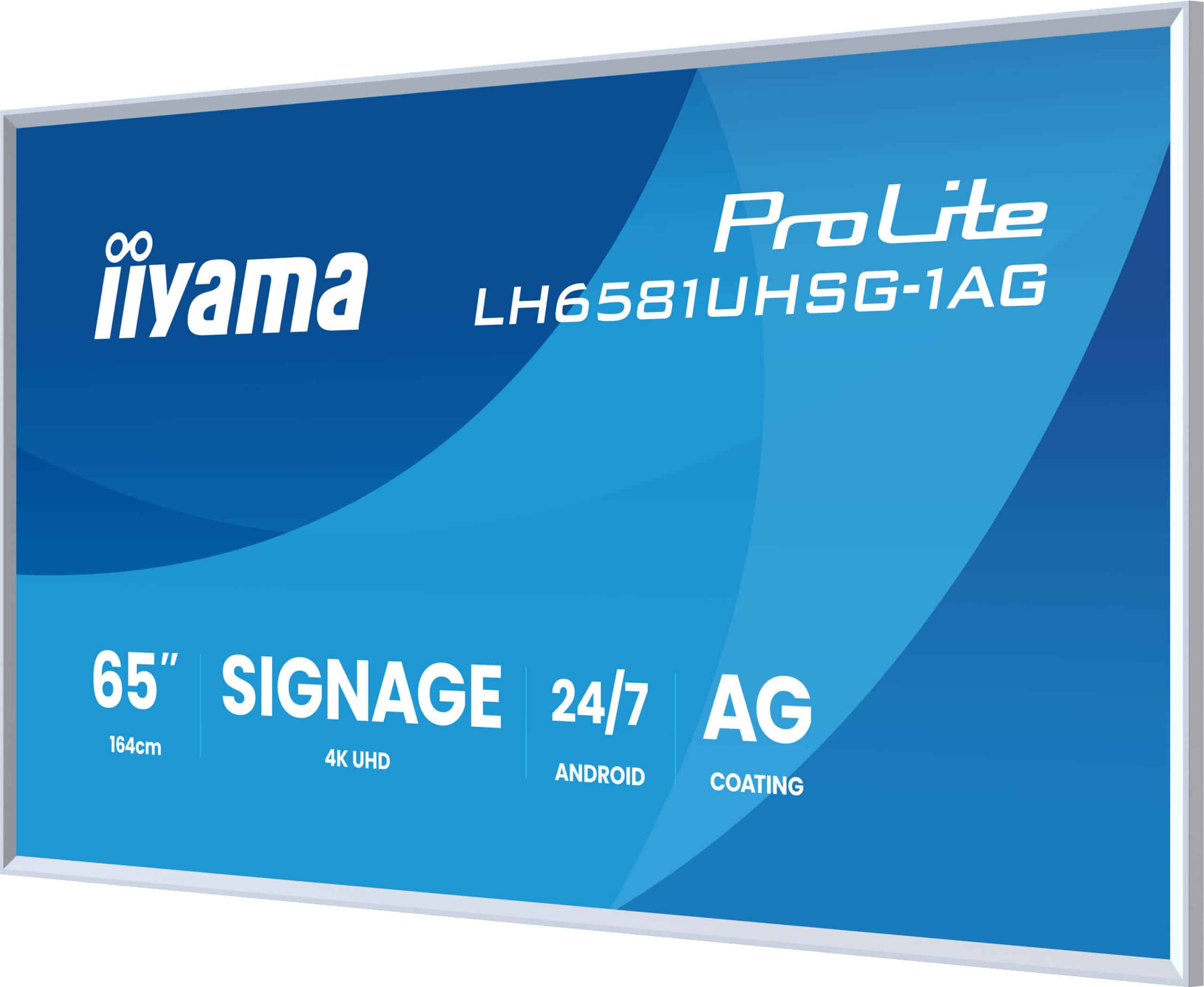 iiyama LH6581UHSG-1AG beeldkrant Digitale signage flatscreen 163,8 cm (64.5") Wifi 500 cd/m² 4K Ultra HD Wit Type processor Android 24/7 - Afbeelding 6