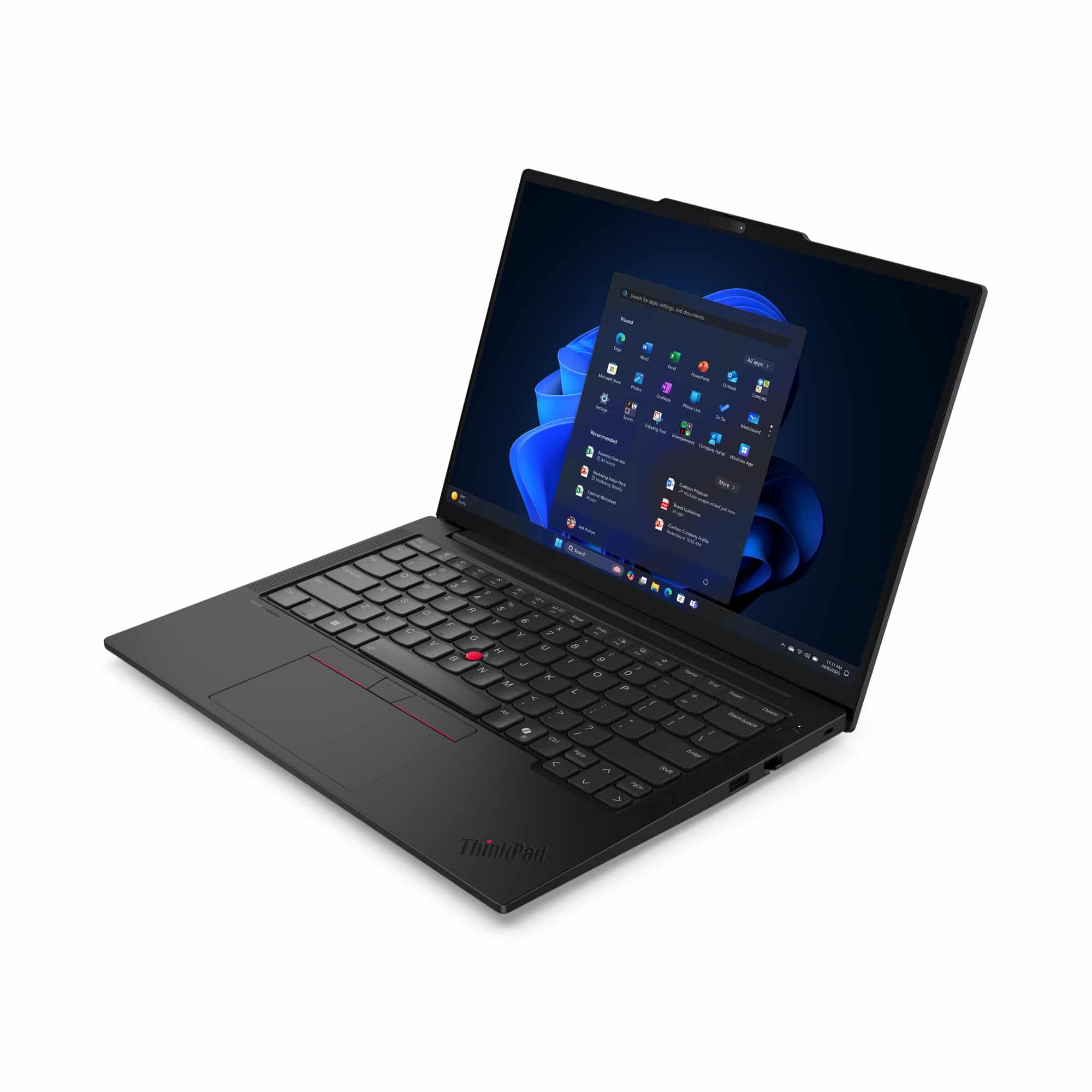Lenovo ThinkPad E14 Gen 7 (Intel) Intel Core Ultra 5 225U Laptop 35,6 cm (14") WUXGA 16 GB DDR5-SDRAM 512 GB SSD Wi-Fi 6E (802.11ax) Windows 11 Pro Belgisch Zwart - Afbeelding 2
