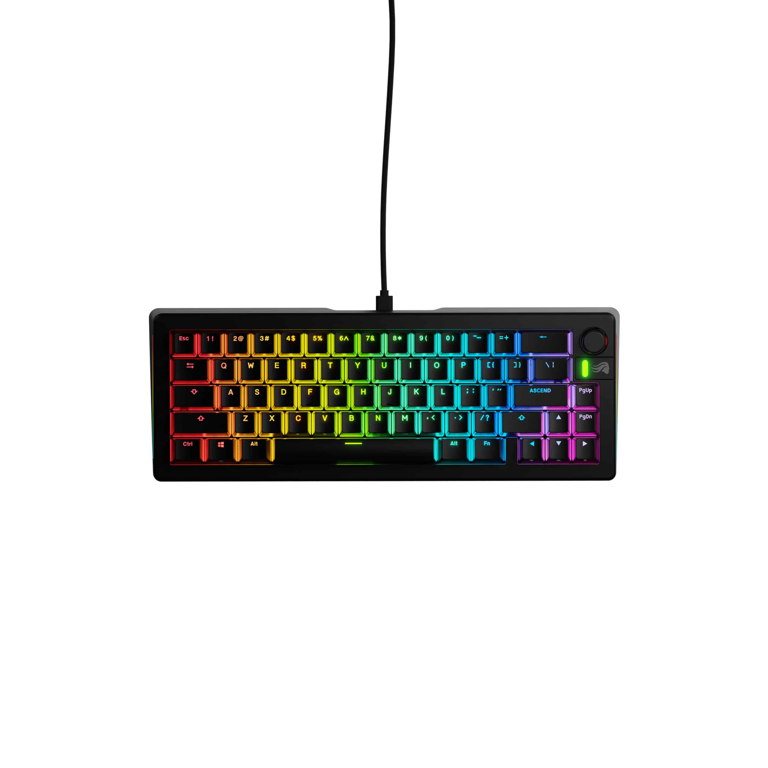 Glorious Gaming GMMK 3 65% Prebuilt toetsenbord Gamen USB QWERTY Amerikaans Engels Zwart - Afbeelding 2