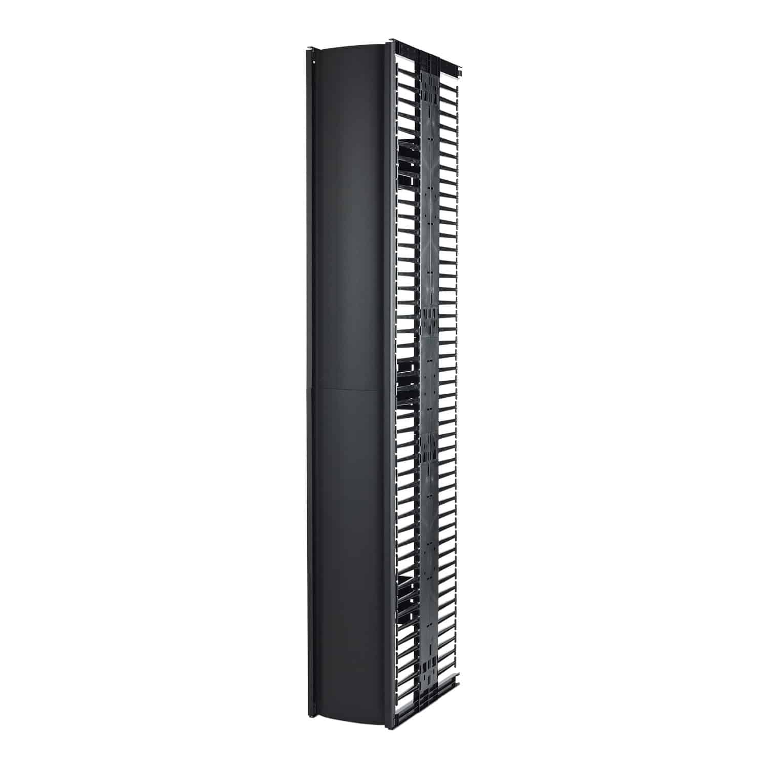 APC Valueline, verticale kabelmanager voor 2 & 4-stijls racks, 84"H X 12"B, dubbelzijdig met deuren - Afbeelding 4