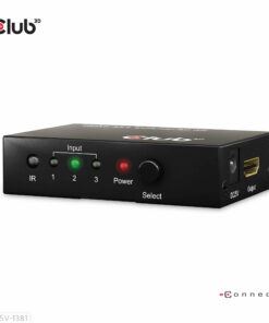 CLUB3D 3 to 1 HDMI 8K60Hz/4K120Hz Switch - Afbeelding 6