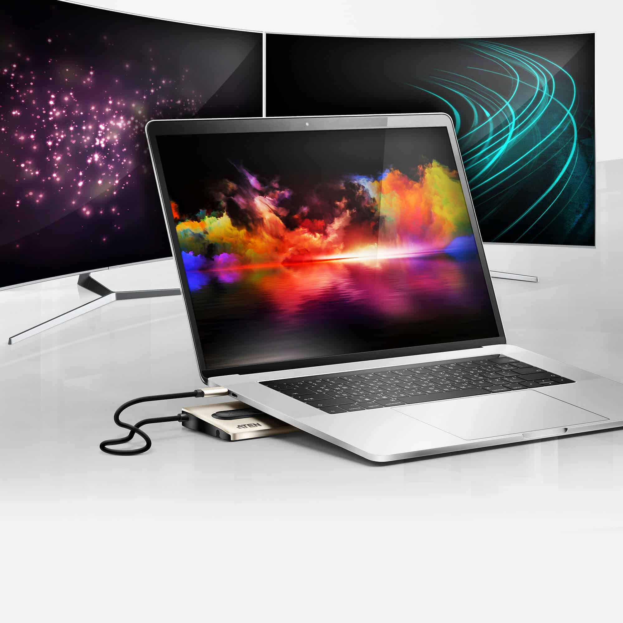 ATEN USB-C Multiport Dock met Power Pass-Through - Afbeelding 6