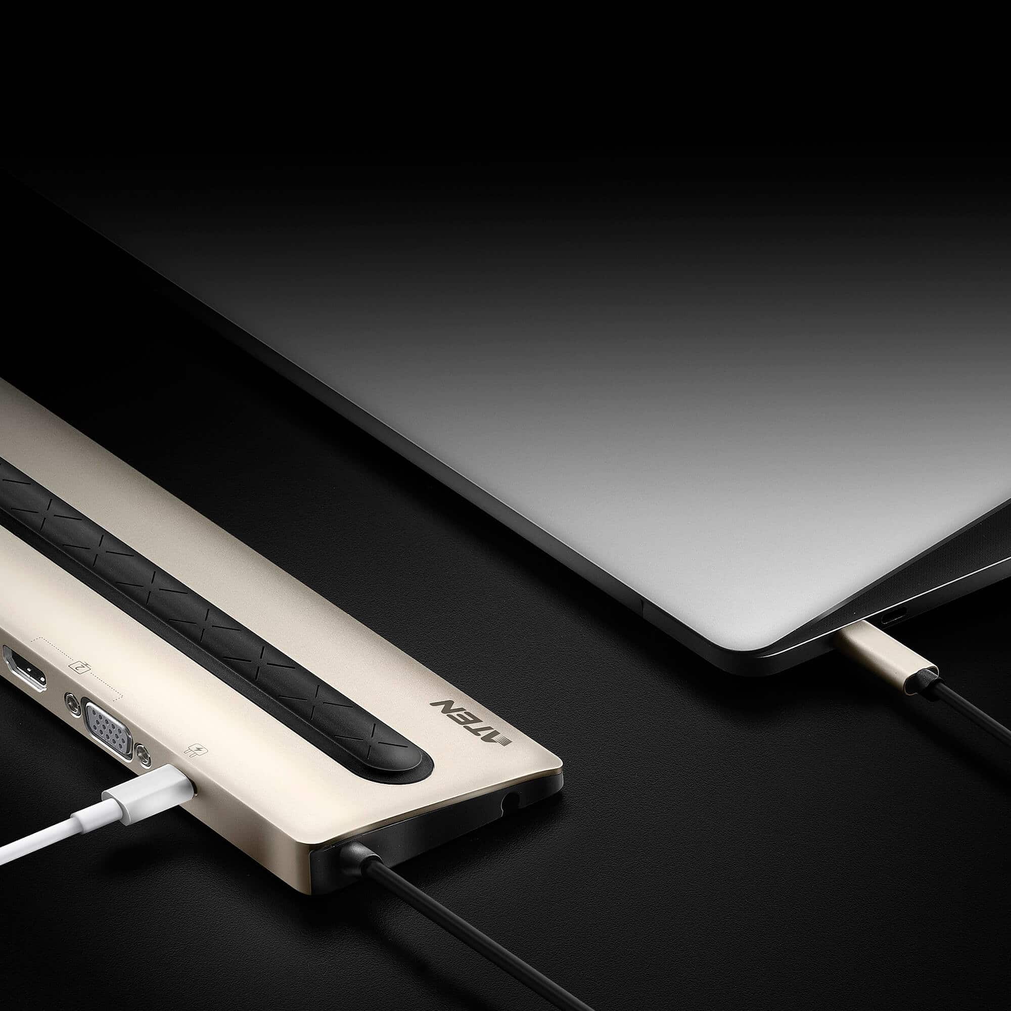 ATEN USB-C Multiport Dock met Power Pass-Through - Afbeelding 8