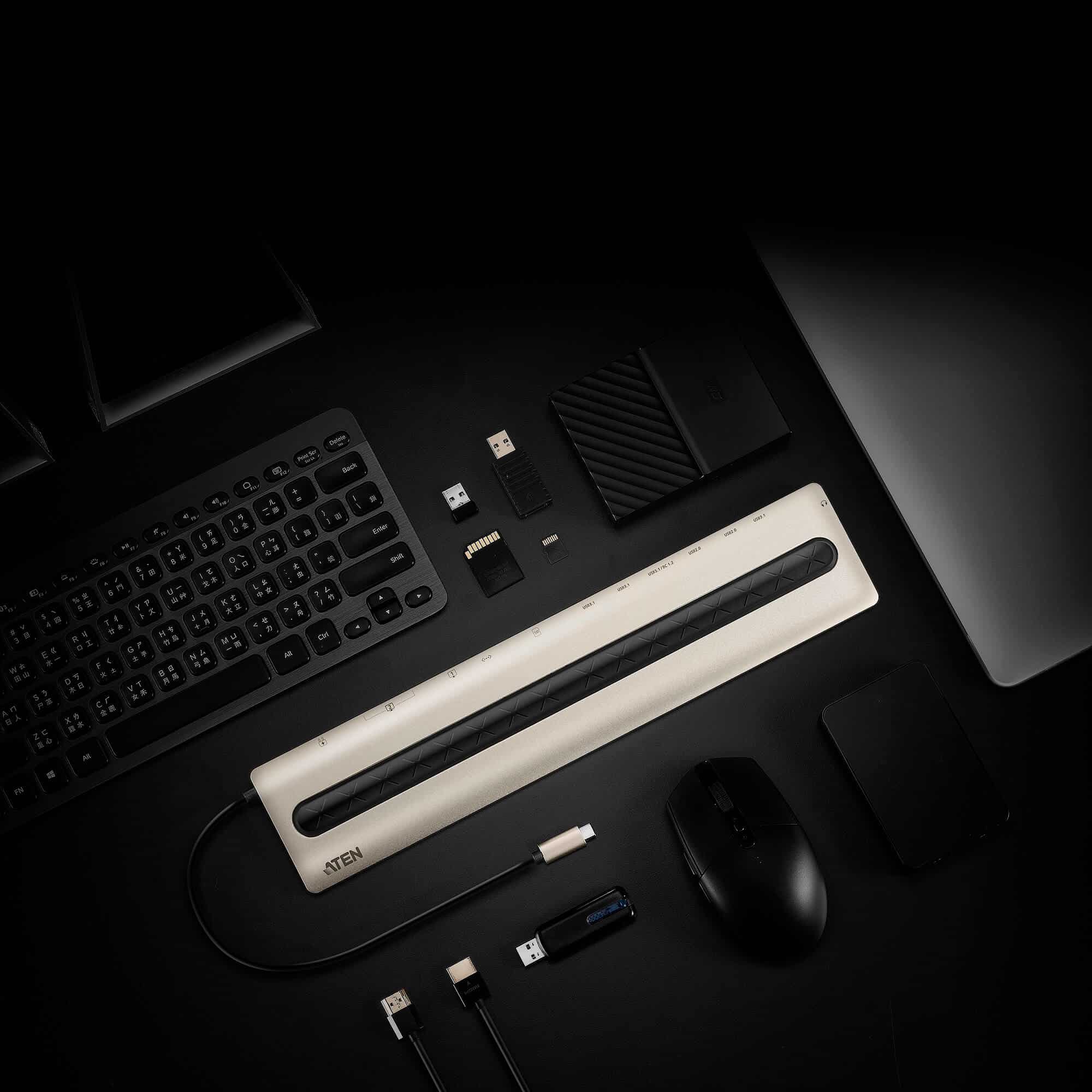 ATEN USB-C Multiport Dock met Power Pass-Through - Afbeelding 5