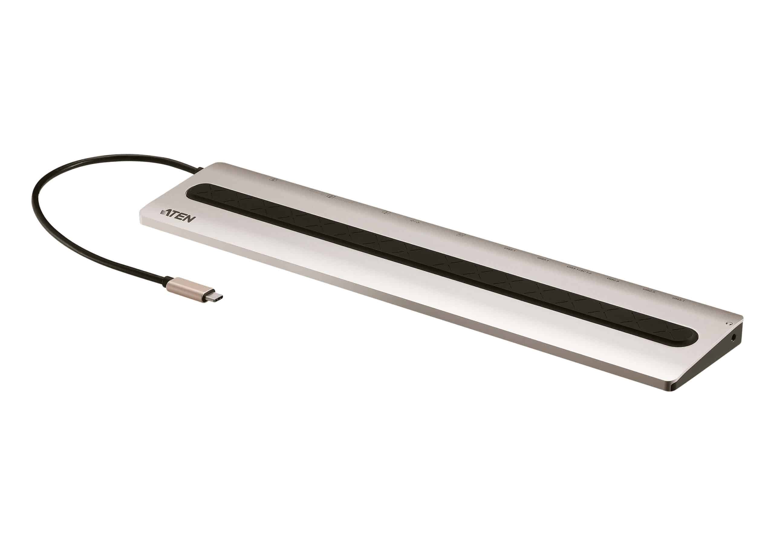 ATEN USB-C Multiport Dock met Power Pass-Through