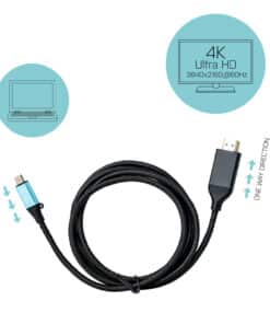 i-tec C31CBLHDMI60HZ2M video kabel adapter 2 m USB Type-C HDMI Zwart - Afbeelding 4