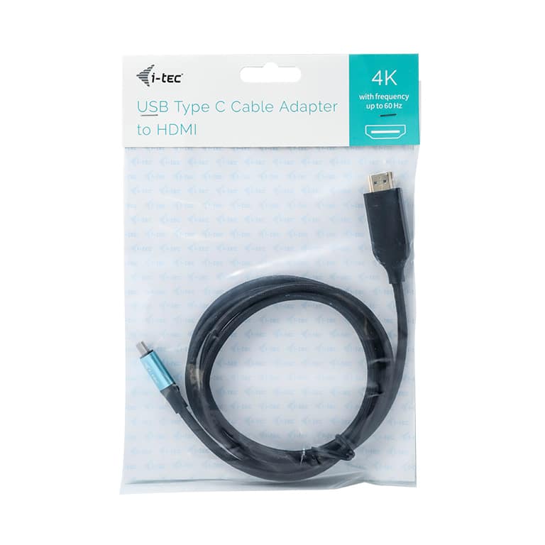 i-tec C31CBLHDMI60HZ video kabel adapter 1,5 m USB Type-C HDMI Zwart - Afbeelding 5
