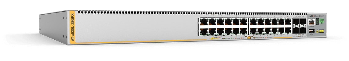 Allied Telesis AT-x530L-28GPX-50 Managed L3+ Gigabit Ethernet (10/100/1000) Power over Ethernet (PoE) 1U Grijs