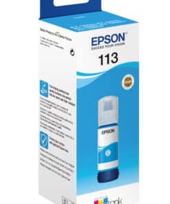Epson 113 EcoTank Pigment Cyan ink bottle - Afbeelding 2