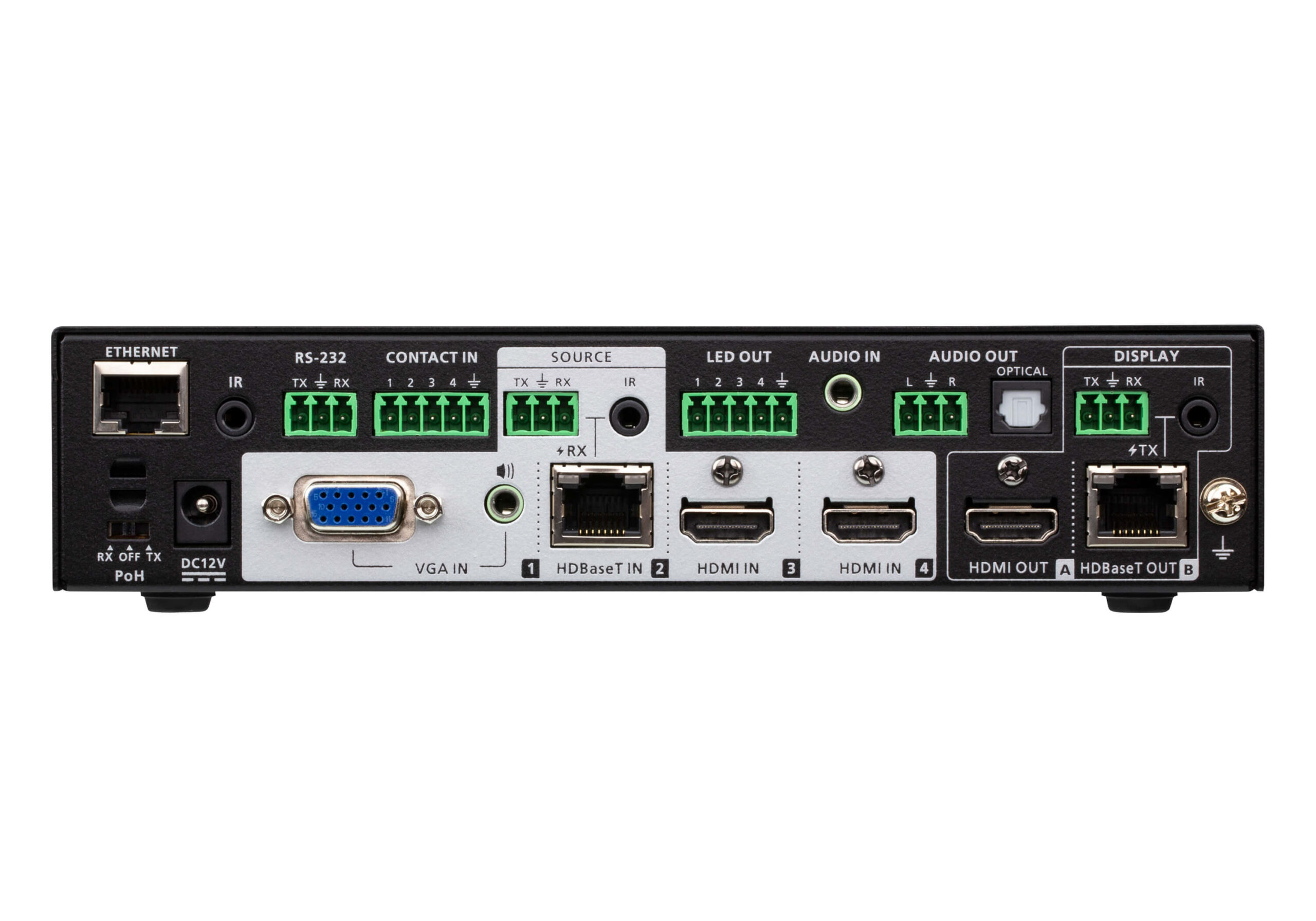 ATEN 4 x 2 True 4K Matrix Switch voor presentaties met schalen, DSP en HDBaseT-Lite - Afbeelding 2