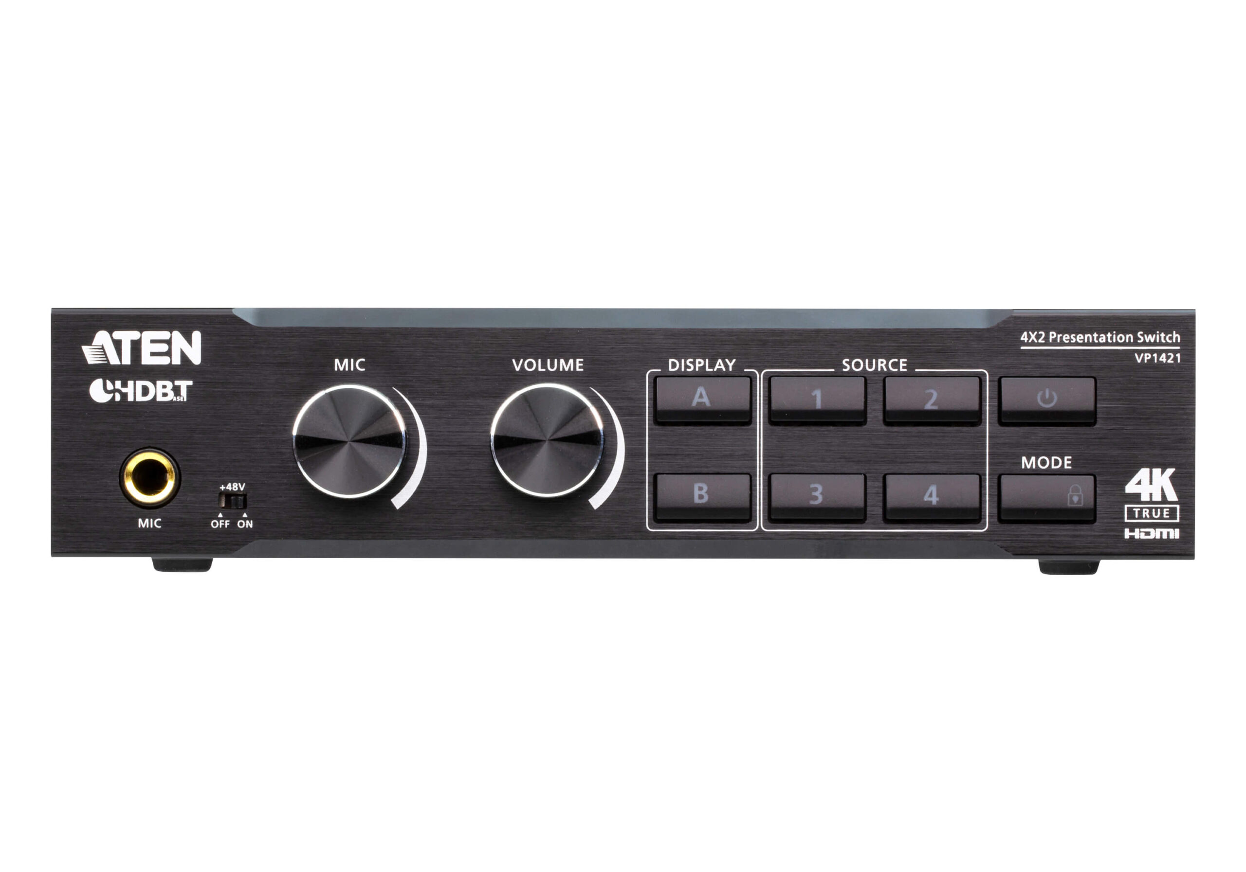 ATEN 4 x 2 True 4K Matrix Switch voor presentaties met schalen, DSP en HDBaseT-Lite - Afbeelding 3