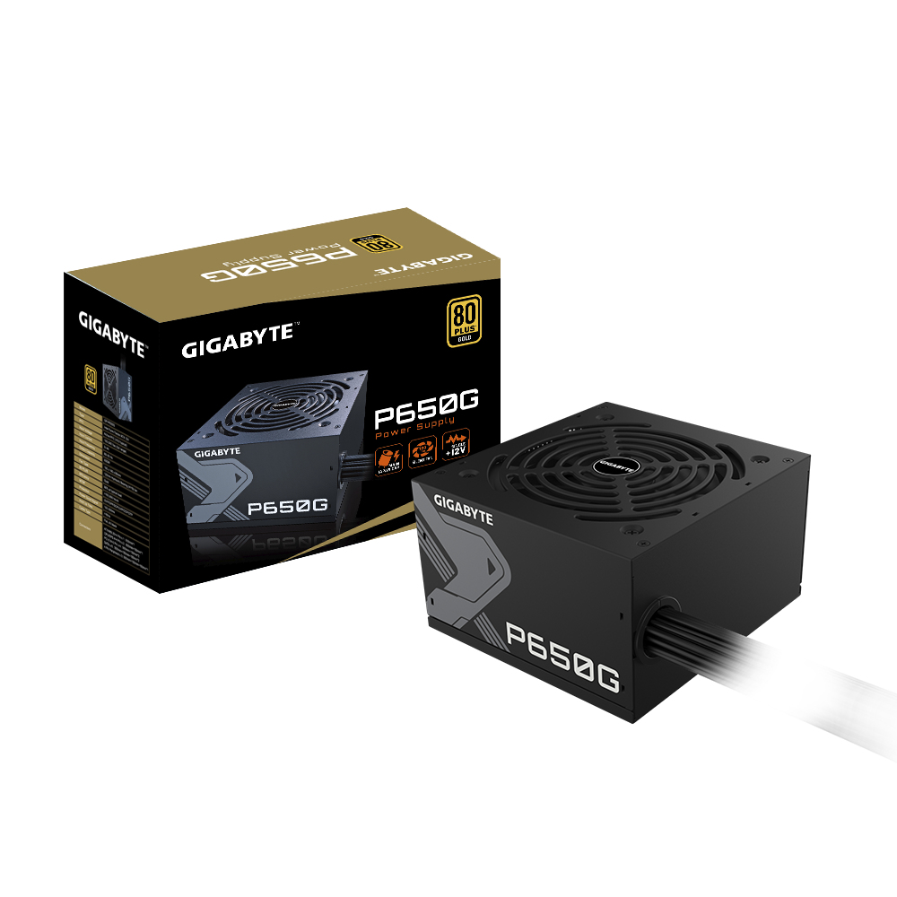 GIGABYTE GP-P650G power supply unit 650 W 20+4 pin ATX ATX Zwart - Afbeelding 6