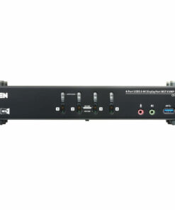 ATEN 4-poorts USB 3.0 4K DisplayPort MST KVMP-schakelaar (kabel meegeleverd) - Afbeelding 2