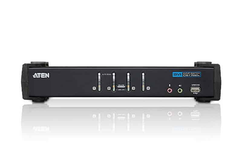 ATEN 4-poorts USB DVI/Geluid KVMP-schakelaar - Afbeelding 3