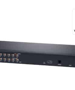 ATEN 1-Lokale/externe gedeelde toegang, 16-poorts Cat 5 KVM over IP-switch met poort serieschakeling